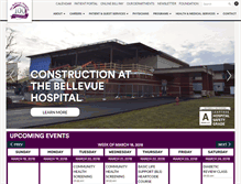 Tablet Screenshot of bellevuehospital.com